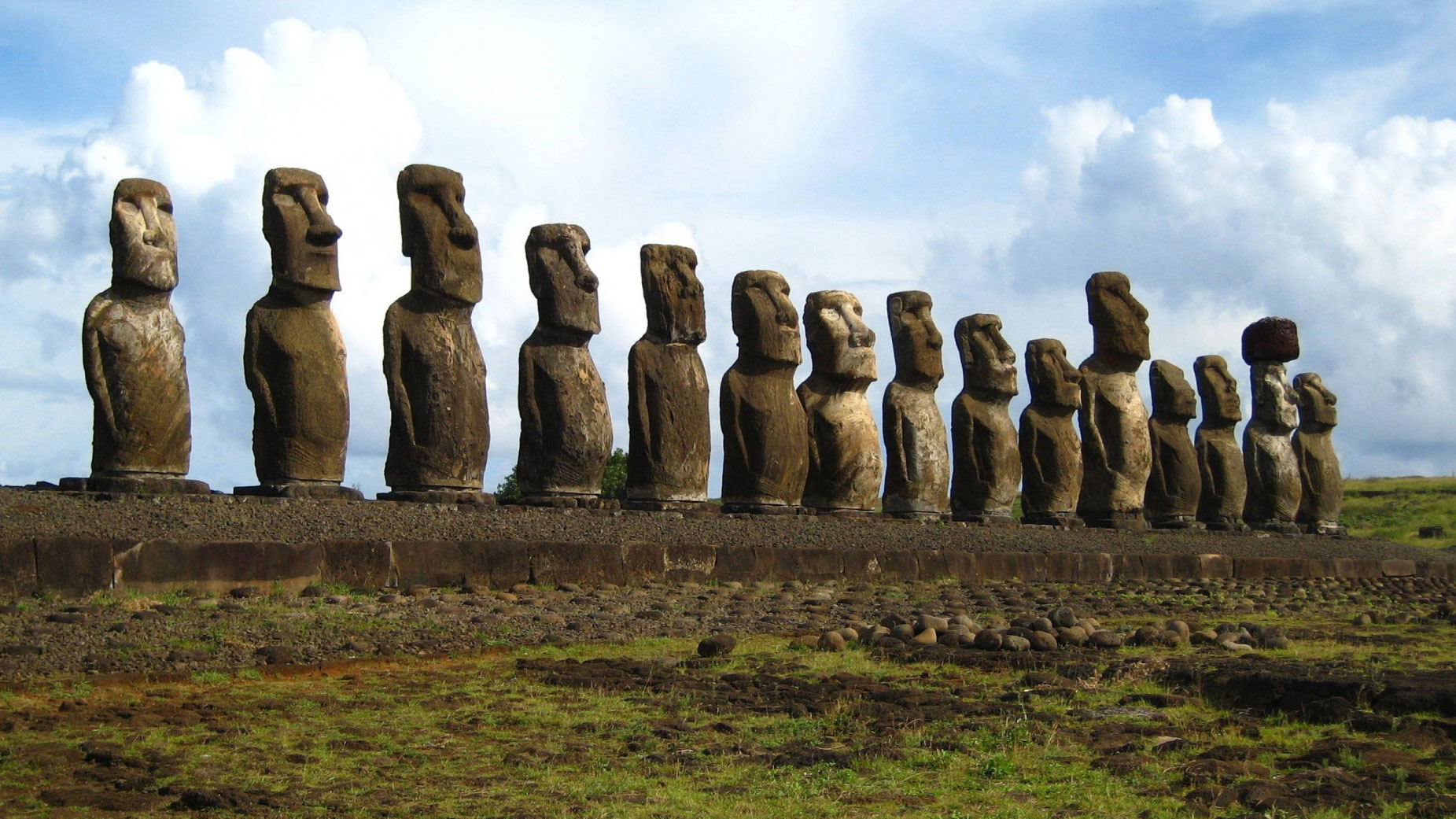 Easter Island Statues Google Cover
