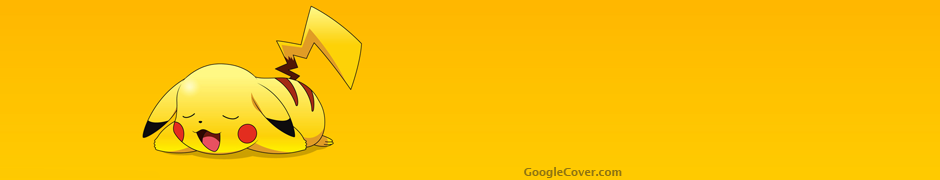 Pikachu yawning Google Cover