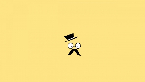 Mustache Man Vector Art Google Cover