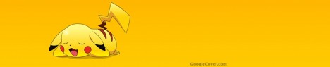 Pikachu yawning Google Cover
